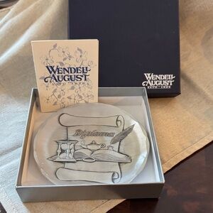 Silver Diploma Plate